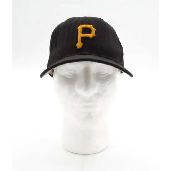 Vintage 90s Pittsburgh Pirates Fitted Cap 7 3/8 New Era 59FIFTY MLB Wool USA - Picture 12 of 13